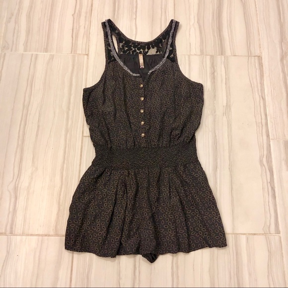 Free People Black Romper - Picture 2 of 5